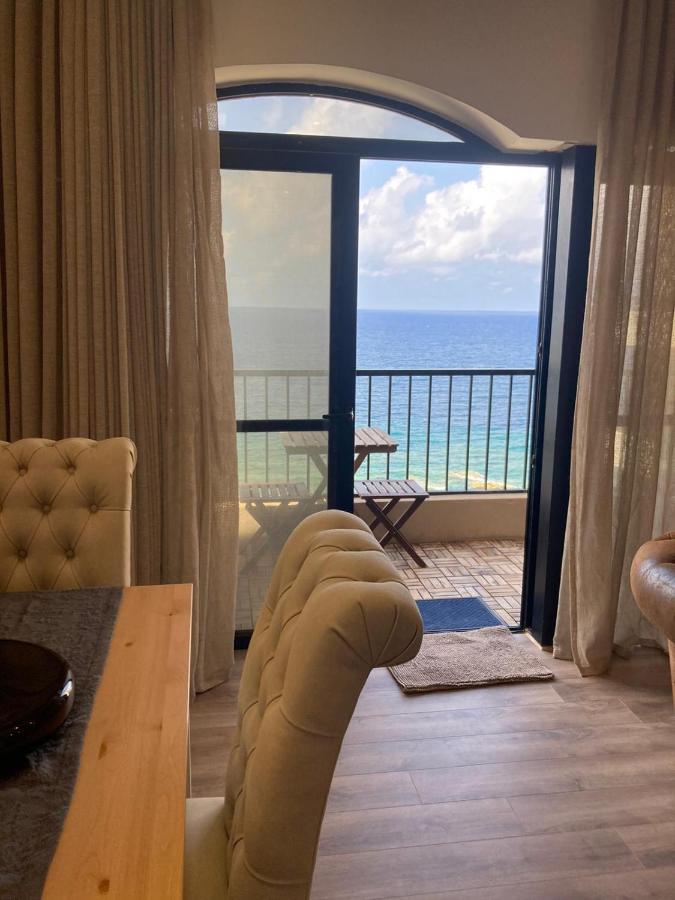 Beach Front High End Apartment, Direct Sea Views. Marsalforn Exterior photo